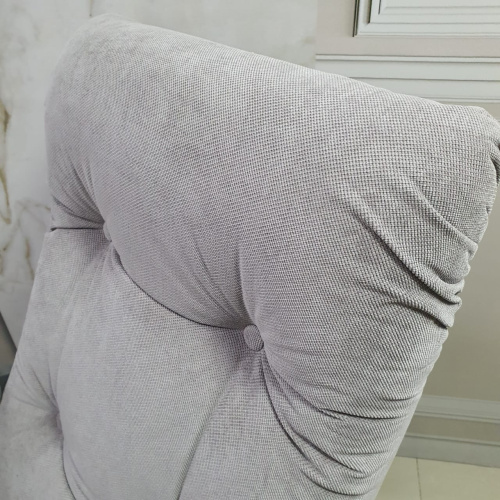 Кресло-маятник Неаполь Модель 12 (Серый ясень-эмаль/Ткань серый Verona Light Grey)